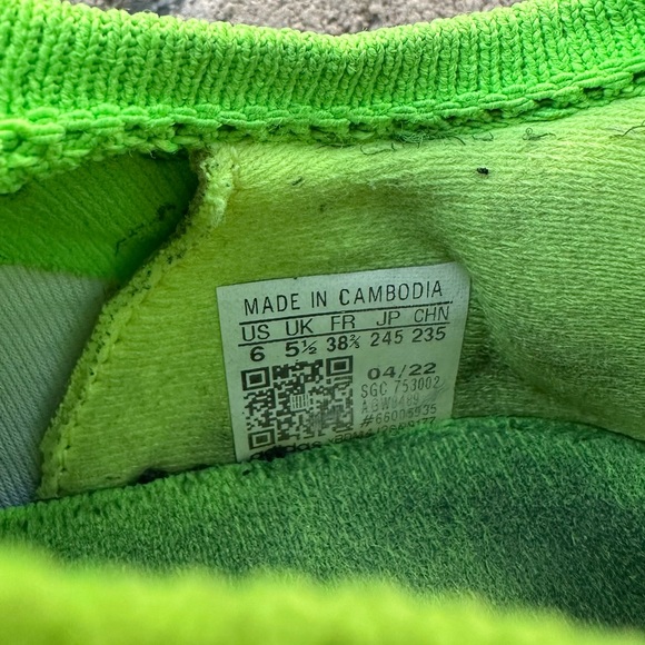 Adidas Soccer Cleats X SpeedPortal.3 Junior Turf Shoes Green Size 6 - Picture 8 of 9